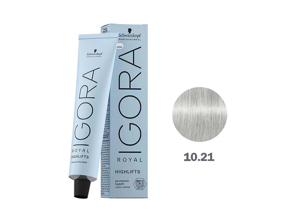 COLORAÇÃO IGORA ROYAL HIGHLIFTS 10.21 - 60G COLORAÇÃO IGORA ROYAL HIGHLIFTS 10.21 - 60G