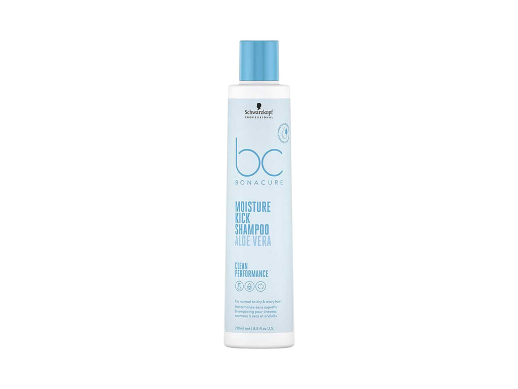 BONACURE CLEAN PERFORMANCE SHAMPOO MOISTURE KICK ALOE VERA - 250ML BONACURE CLEAN PERFORMANCE SHAMPOO MOISTURE KICK ALOE VERA - 250ML