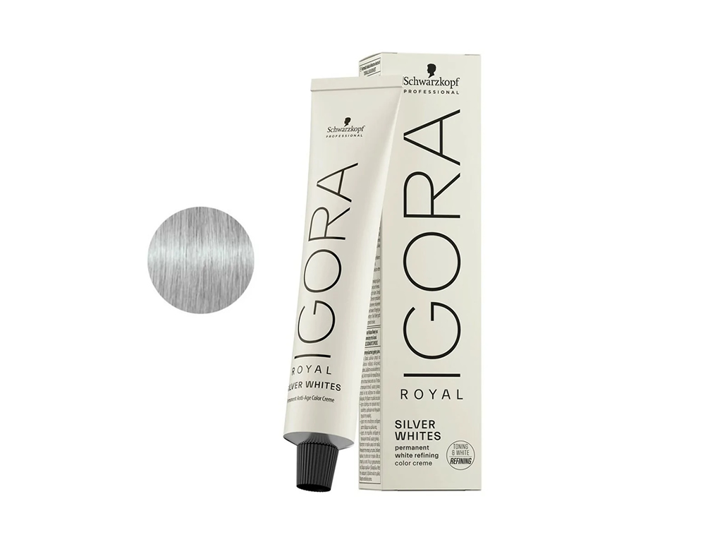 COLORAÇÃO IGORA ROYAL SILVER WHITES GREY LILAC - 60G COLORAÇÃO IGORA ROYAL SILVER WHITES GREY LILAC - 60G