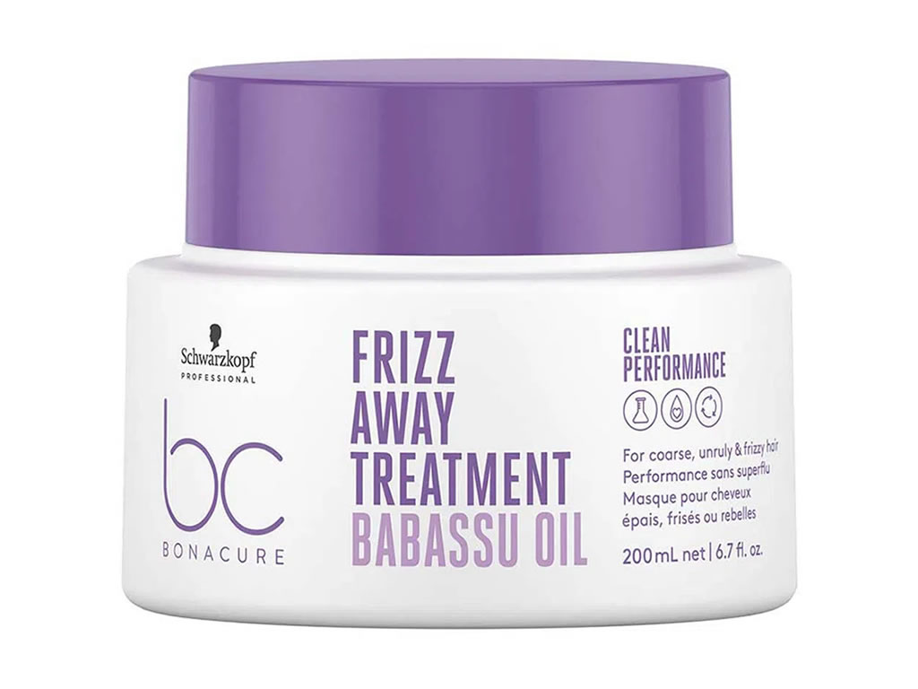 MASCARA SCHWARZKOPF BONACURE FRIZZ AWAY TREATMENT CLEAN PERFORMANCE - 200ML MASCARA SCHWARZKOPF BONACURE FRIZZ AWAY TREATMENT CLEAN PERFORMANCE - 200ML