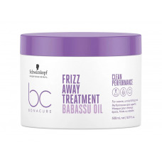 MASCARA SCHWARZKOPF BONACURE FRIZZ AWAY TREATMENT CLEAN PERFORMANCE - 500ML