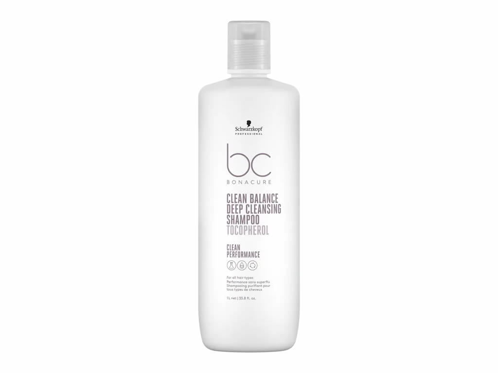 SHAMPO SCHWARZKOPF BONACURE CLEAN BALANCE DEEP CLEANSING - 1 LITRO SHAMPO SCHWARZKOPF BONACURE CLEAN BALANCE DEEP CLEANSING - 1 LITRO