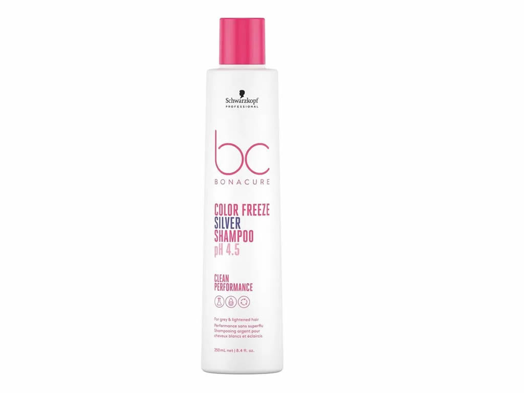 SHAMPOO SCHWARZKOPF BONACURE COLOR FREEZE SILVER CLEAN PERFORMANCE - 250ML SHAMPOO SCHWARZKOPF BONACURE COLOR FREEZE SILVER CLEAN PERFORMANCE - 250ML