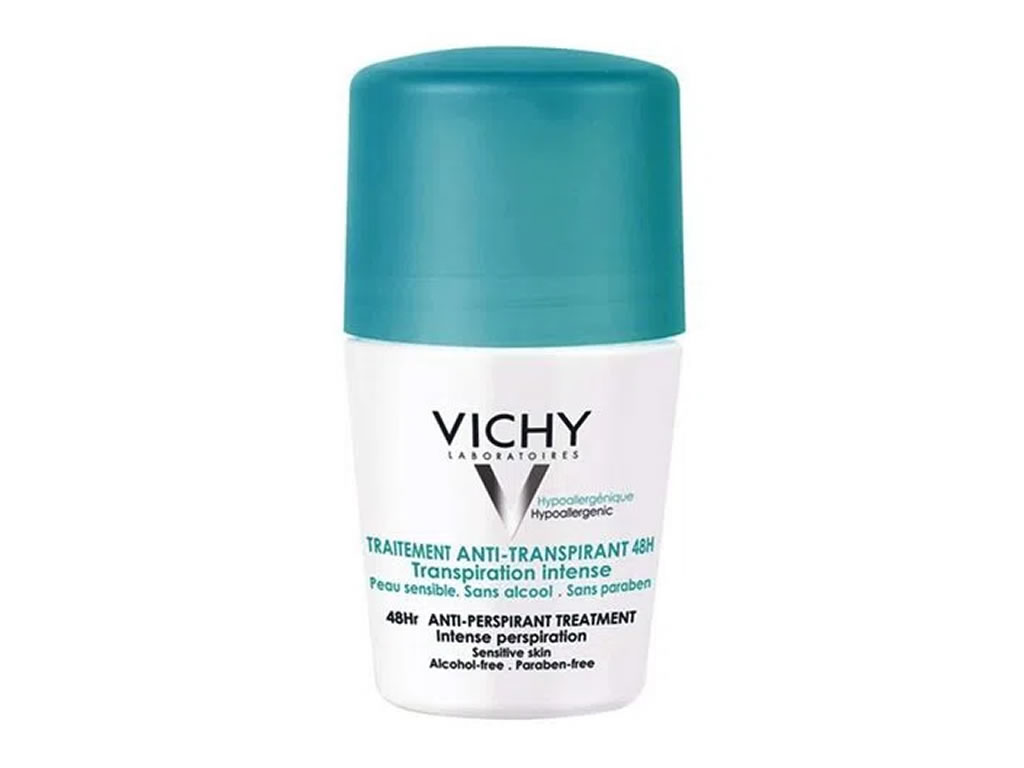 DESODORANTE VICHY TRAITEMENT ANTI-TRANSPIRANT 48H TRANSPIRATION INTENSE - 50ML DESODORANTE VICHY TRAITEMENT ANTI-TRANSPIRANT 48H TRANSPIRATION INTENSE - 50ML