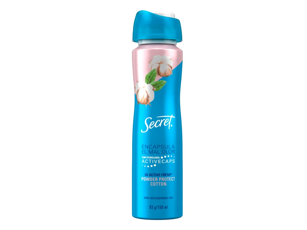 SECRET DESODORANTE SPRAY POWDER PROTECT COTTON - 150ML SECRET DESODORANTE SPRAY POWDER PROTECT COTTON - 150ML