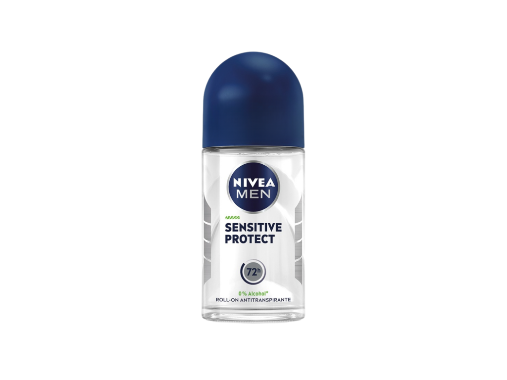 NIVEA MEN ROLL ON ANTITRANSPIRANTE SENSITIVE PROTECT - 50ML NIVEA MEN ROLL ON ANTITRANSPIRANTE SENSITIVE PROTECT - 50ML