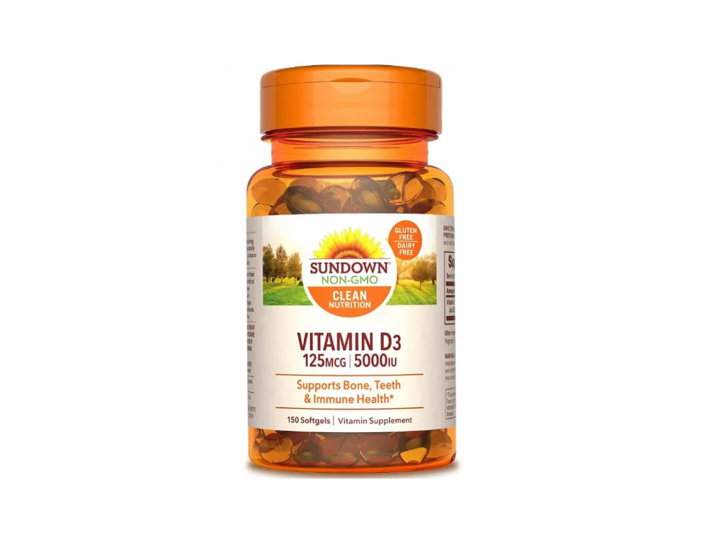 SUNDOWN VITAMIN D3 125MCG 5000IU - 150 GOMAS SUNDOWN VITAMIN D3 125MCG 5000IU - 150 GOMAS