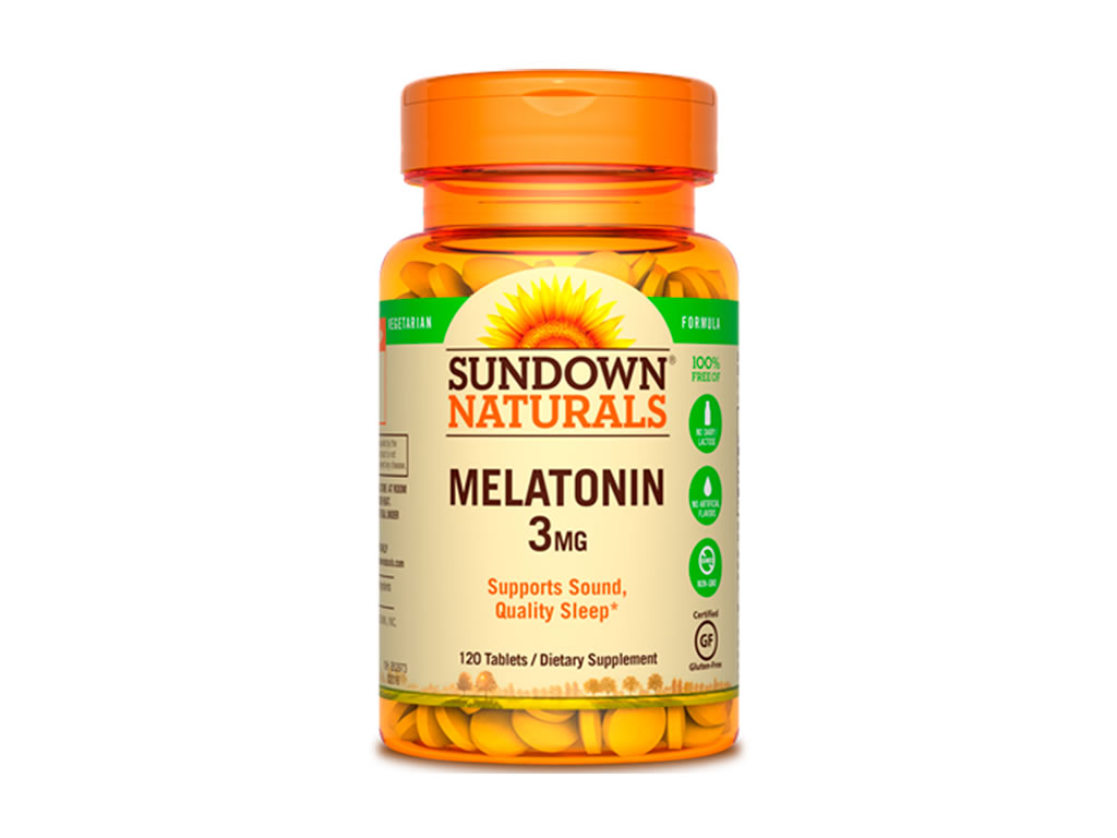 SUNDOWN NATURALS MELATONIN 3MG - 120 CAPSULAS SUNDOWN NATURALS MELATONIN 3MG - 120 CAPSULAS