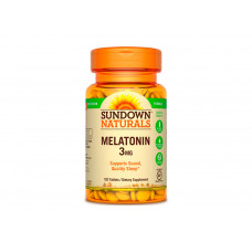 SUNDOWN NATURALS MELATONIN 3MG - 120 CAPSULAS SUNDOWN NATURALS MELATONIN 3MG - 120 CAPSULAS