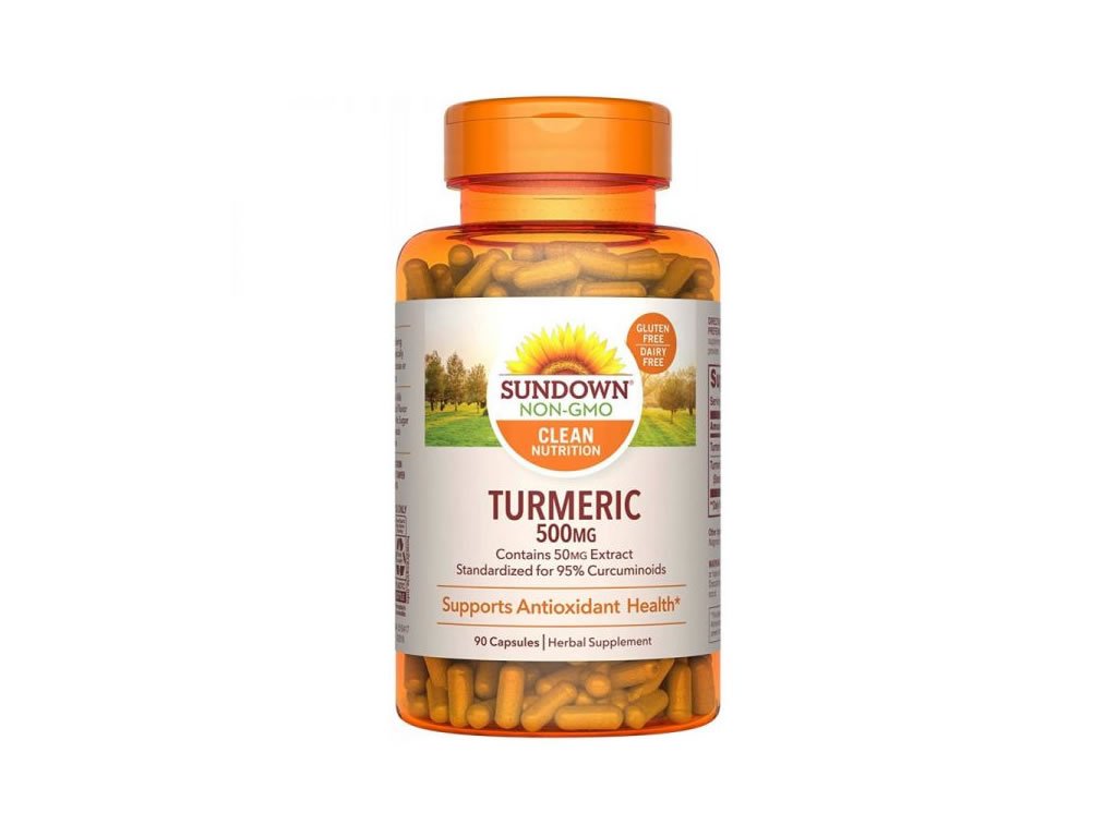 SUNDOWN NATURALS TURMERIC 500MG - 90 CAPSULAS SUNDOWN NATURALS TURMERIC 500MG - 90 CAPSULAS