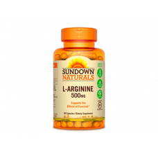 SUNDOWN NATURALS L-ARGININE 500MG - 90 CAPSULAS SUNDOWN NATURALS L-ARGININE 500MG - 90 CAPSULAS