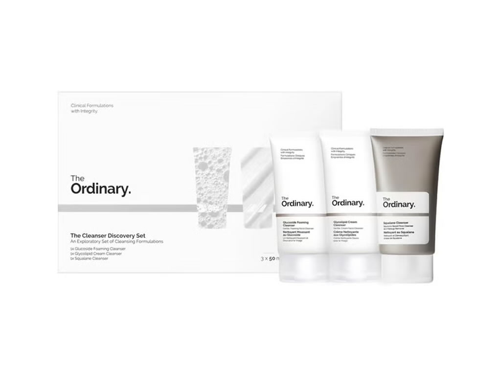 KIT CONJUNTO THE ORDINARY THE CLEANSER DISCOVERY SET KIT CONJUNTO THE ORDINARY THE CLEANSER DISCOVERY SET