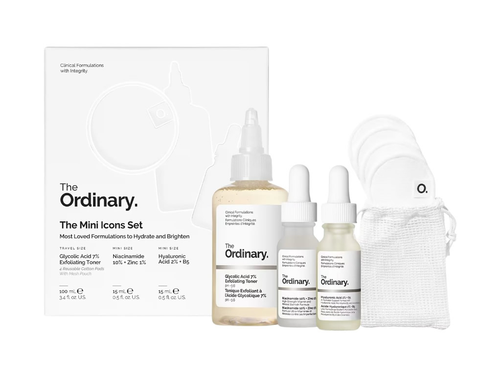 THE ORDINARY THE MINI ICONS SET - 100 + 15 + 15 MLS THE ORDINARY THE MINI ICONS SET - 100 + 15 + 15 MLS