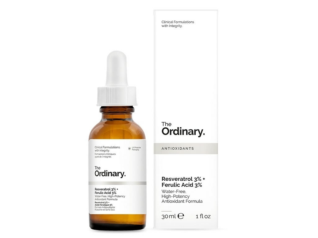 THE ORDINARY RESVERATROL 3% + FERULIC ACID 3% - 30ML THE ORDINARY RESVERATROL 3% + FERULIC ACID 3% - 30ML