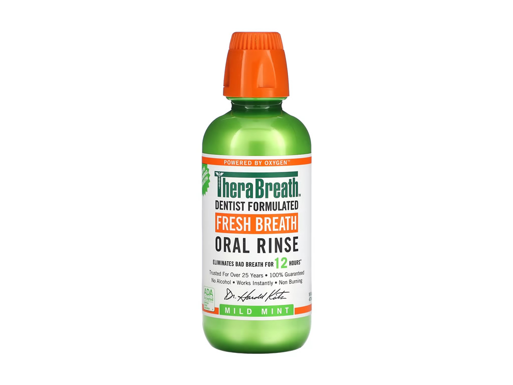 THERABREATH ORAL RINSE FRESH BREATH MILD MINT - 473ML THERABREATH ORAL RINSE FRESH BREATH MILD MINT - 473ML