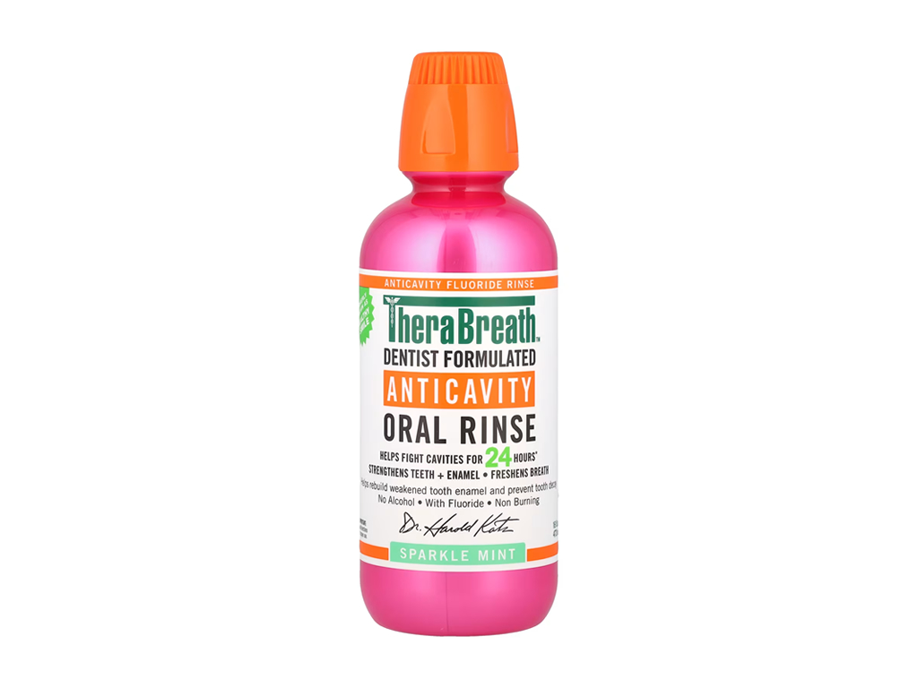 THERABREATH ORAL RINSE ANTICAVITY SPARKLE MINT 473ML THERABREATH ORAL RINSE ANTICAVITY SPARKLE MINT 473ML