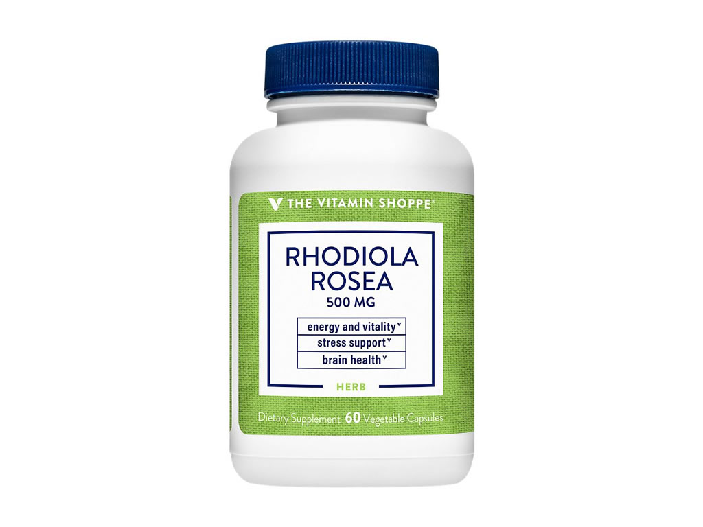 THE VITAMIN SHOPPE RHODIOLA ROSEA 500MG - 60 CAPSULAS THE VITAMIN SHOPPE RHODIOLA ROSEA 500MG - 60 CAPSULAS