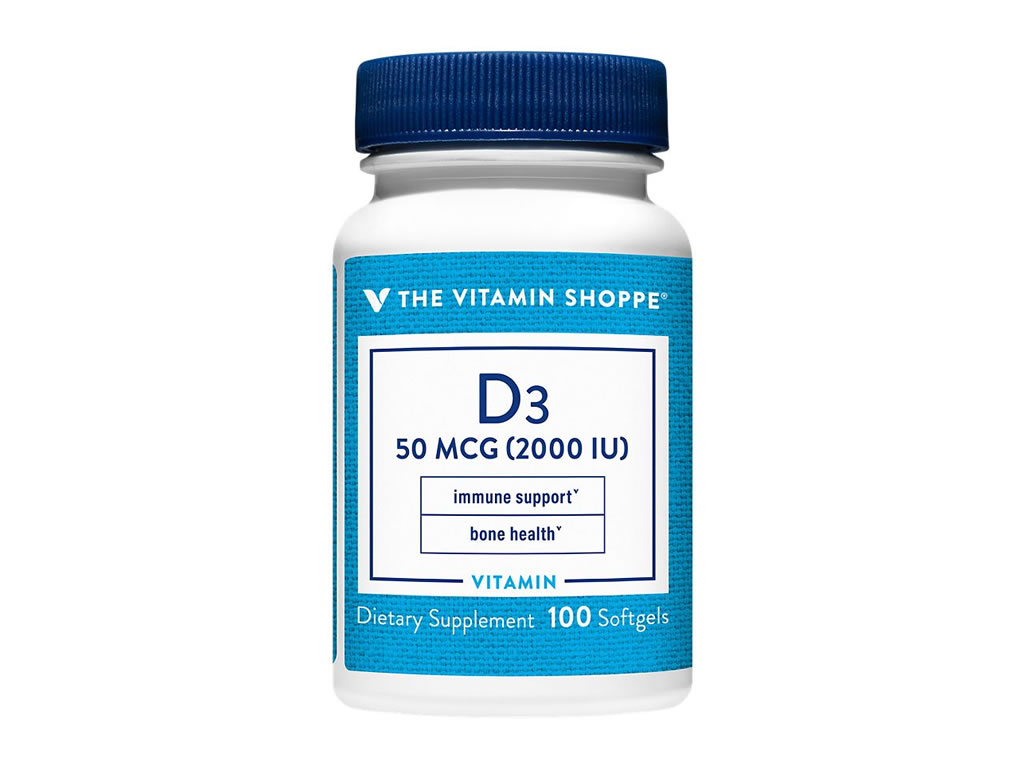 THE VITAMIN SHOPPE VITAMINA D3 2000UI - 100 CAPSULAS THE VITAMIN SHOPPE VITAMINA D3 2000UI - 100 CAPSULAS