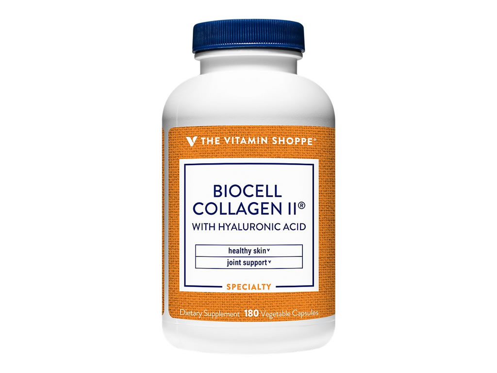 THE VITAMIN SHOPPE BIOCELL COLLAGEN II COM ACID HYALURONIC - 180 CAPSULAS THE VITAMIN SHOPPE BIOCELL COLLAGEN II COM ACID HYALURONIC - 180 CAPSULAS