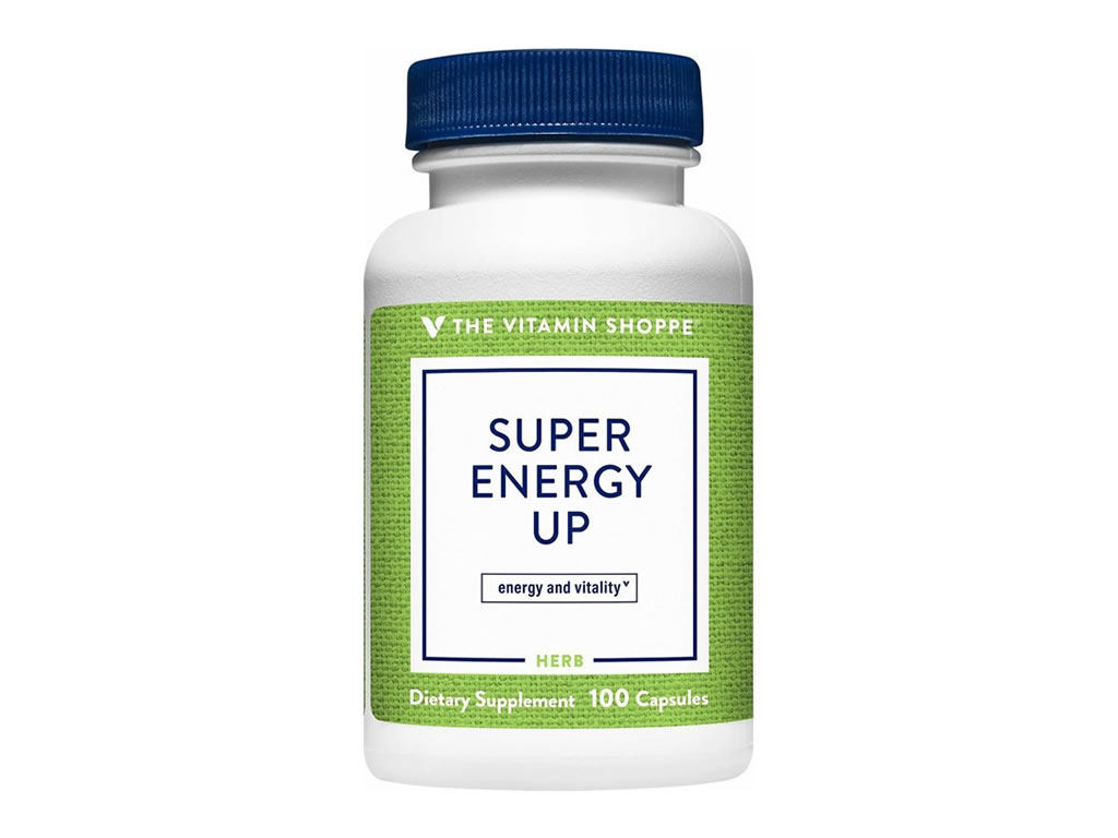THE VITAMIN SHOPPE SUPER ENERGY UP - 100 CAPSULAS THE VITAMIN SHOPPE SUPER ENERGY UP - 100 CAPSULAS