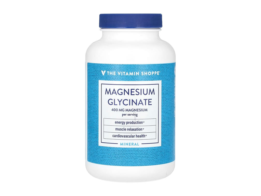 THE VITAMIN SHOPPE MAGNESIUM GLYCINATE 400MG - 135 CAPSULAS THE VITAMIN SHOPPE MAGNESIUM GLYCINATE 400MG - 135 CAPSULAS