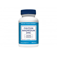 THE VITAMIN SHOPPE CALCIUM MAGNESIUM ZINC - 100 CAPSULAS THE VITAMIN SHOPPE CALCIUM MAGNESIUM ZINC - 100 CAPSULAS