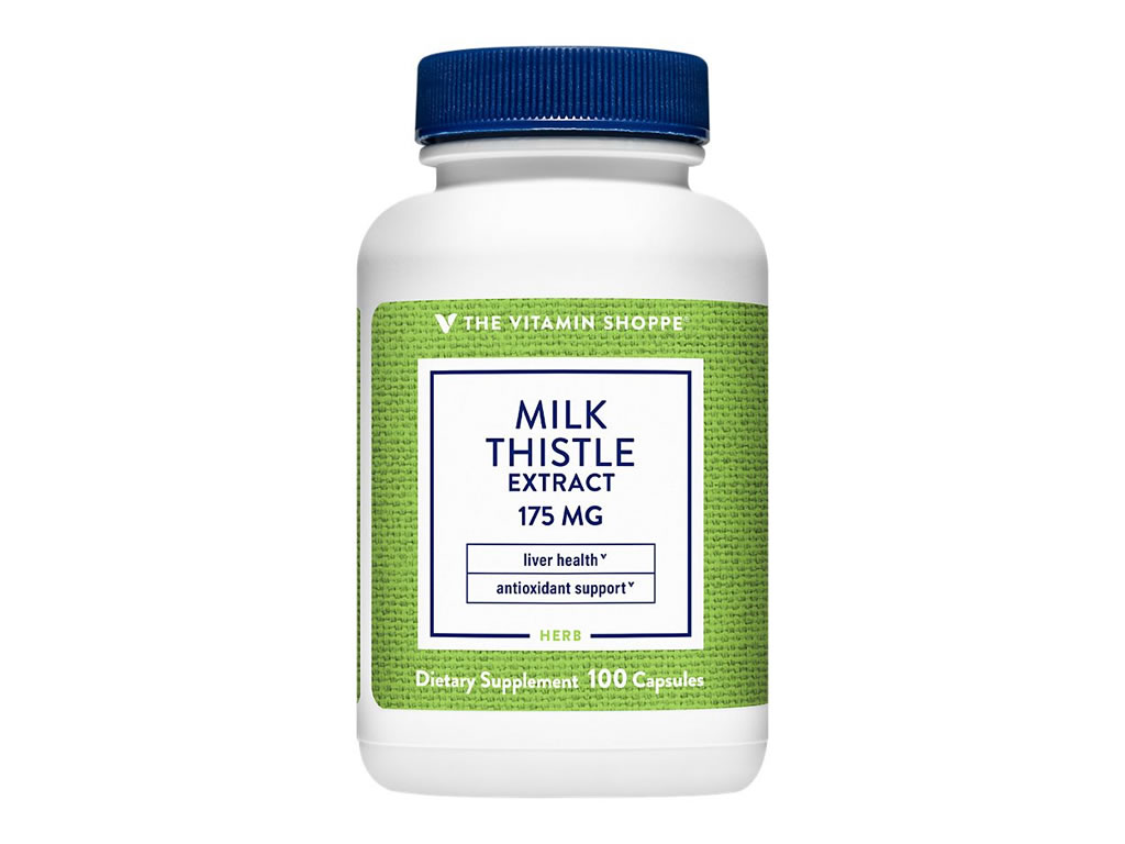 THE VITAMIN SHOPPE MILK THISTLE 175MG - 100 CAPSULAS THE VITAMIN SHOPPE MILK THISTLE 175MG - 100 CAPSULAS