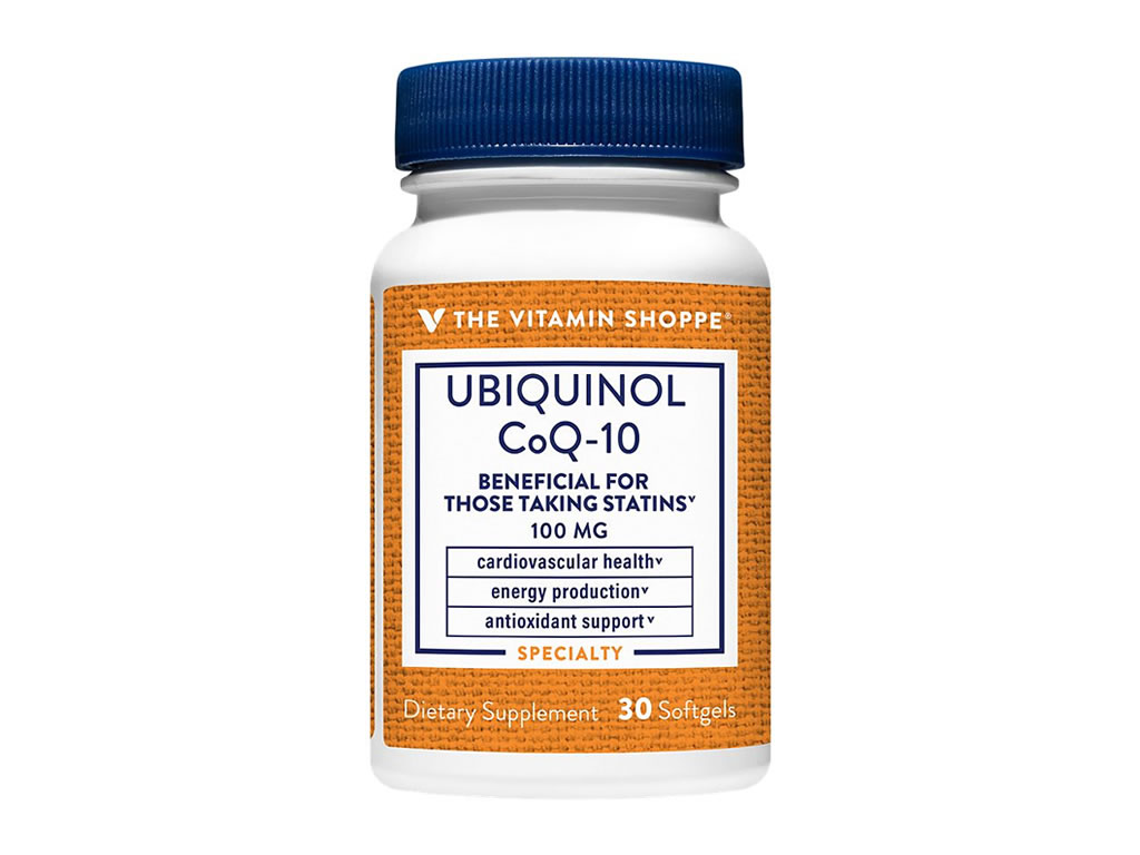 THE VITAMIN SHOPPE UBIQUINOL COQ-10 100MG - 30 SOFTGELS THE VITAMIN SHOPPE UBIQUINOL COQ-10 100MG - 30 SOFTGELS
