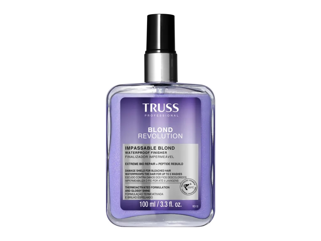 TRUSS FINALIZADOR IMPERMEAVEL BLOND REVOLUTION - 100ML TRUSS FINALIZADOR IMPERMEAVEL BLOND REVOLUTION - 100ML