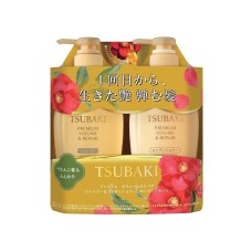 TSUBAKI PREMIUM VOLUME & REPAIR KIT SHAMPOO 450ML + CONDICIONADOR 450ML