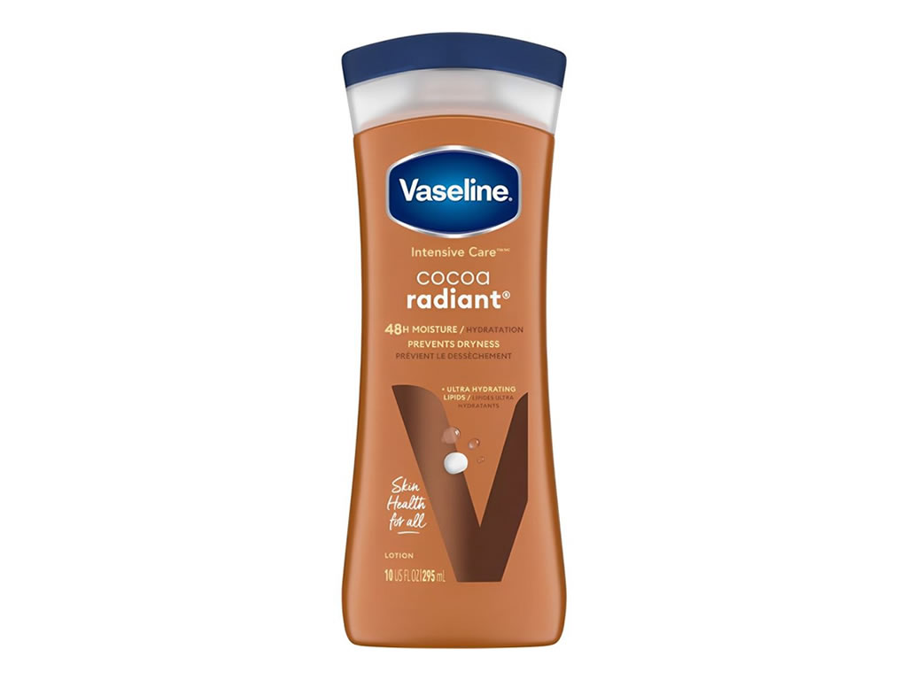 LOÇÃO CORPORAL VASELINE COCOA RADIANT 48HRS - 295ML LOÇÃO CORPORAL VASELINE COCOA RADIANT 48HRS - 295ML