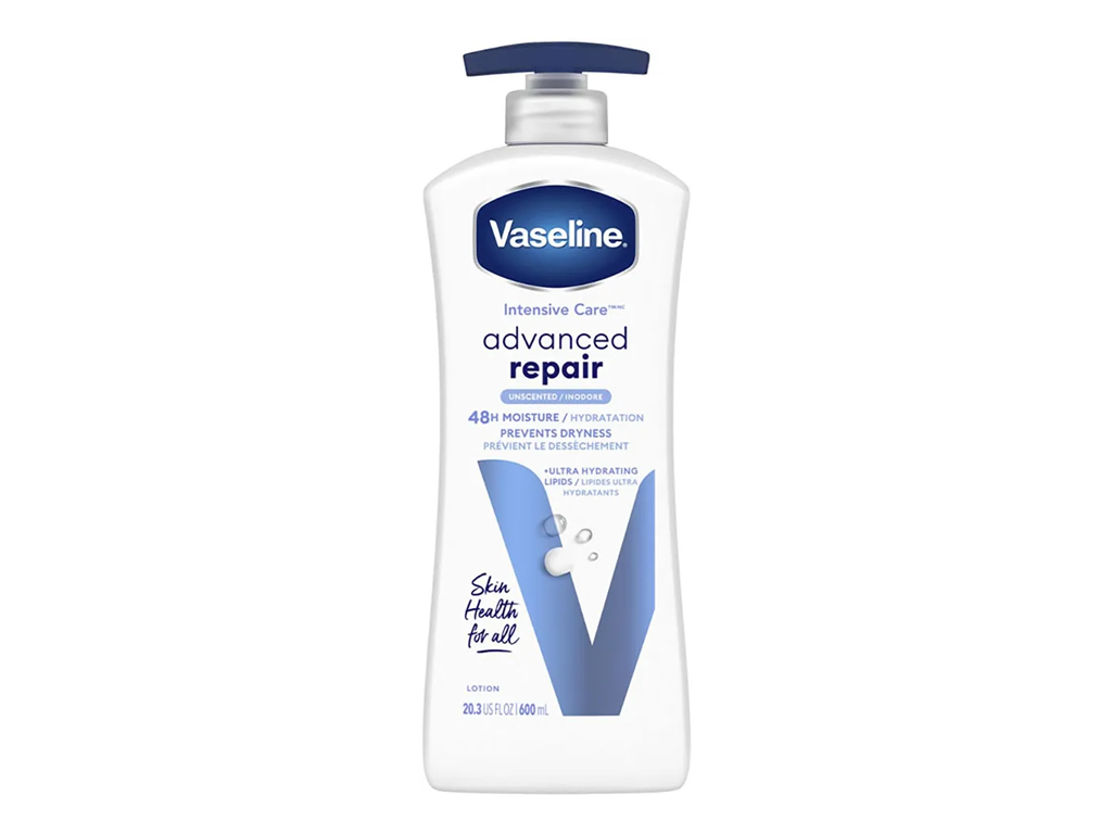 LOÇÃO CORPORAL VASELINE ADVANCED REPAIR 48H - 600ML LOÇÃO CORPORAL VASELINE ADVANCED REPAIR 48H - 600ML