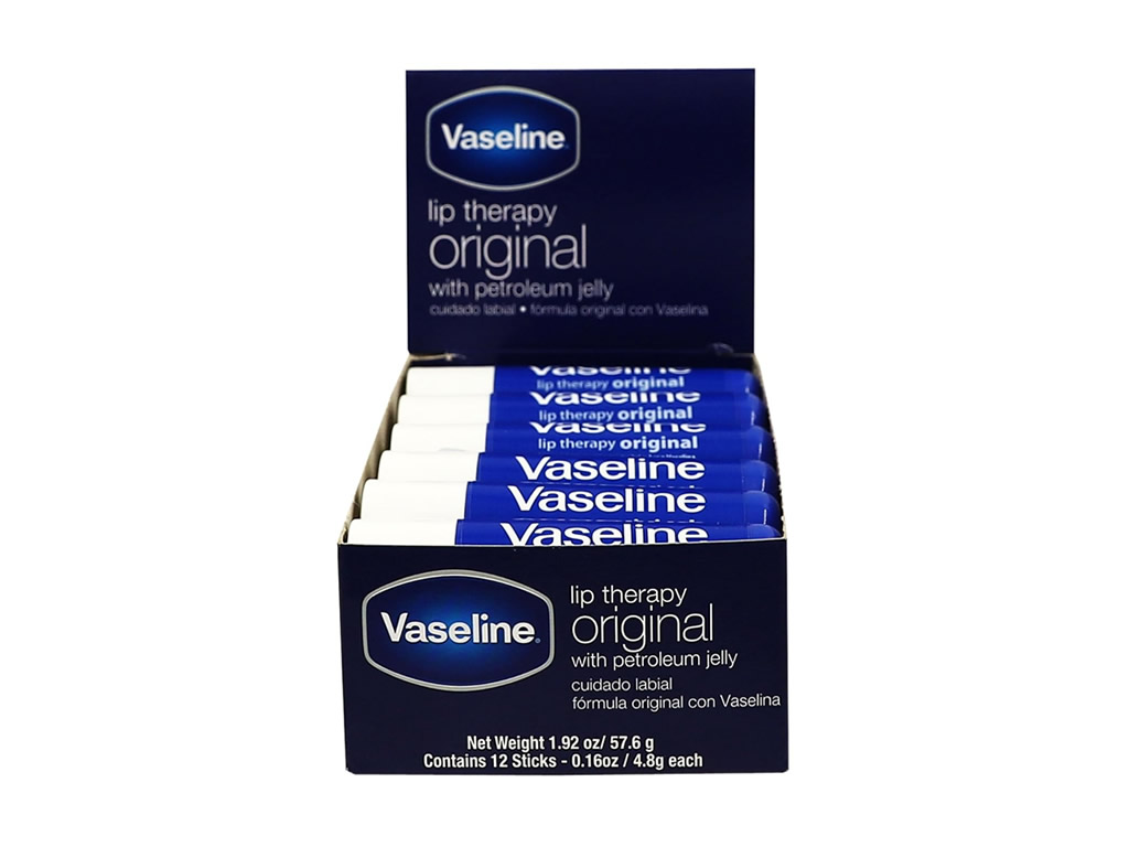 VASELINE LIP THERAPY ORIGINAL 4.8GR - 12 UNIDADES VASELINE LIP THERAPY ORIGINAL 4.8GR - 12 UNIDADES