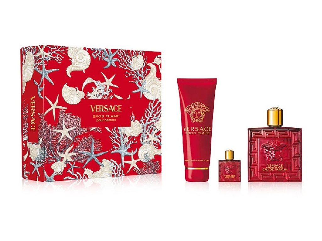 KIT VERSACE EROS FLAME EDP 100ML + EDP 5ML + SHOWER GEL 100ML KIT VERSACE EROS FLAME EDP 100ML + EDP 5ML + SHOWER GEL 100ML