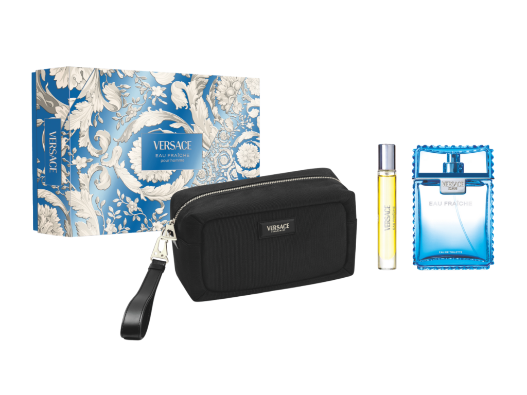 PERFUME VERSACE KIT MAN EAU FRAICHE EDT 100ML + EDT 10ML + NECESSAIRE - MASCULINO PERFUME VERSACE KIT MAN EAU FRAICHE EDT 100ML + EDT 10ML + NECESSAIRE - MASCULINO