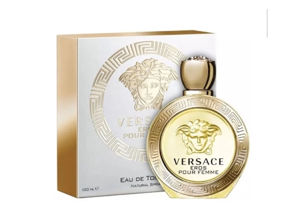PERFUME VERSACE EROS POUR FEMME EDT - 100ML - FEMININO PERFUME VERSACE EROS POUR FEMME EDT - 100ML - FEMININO
