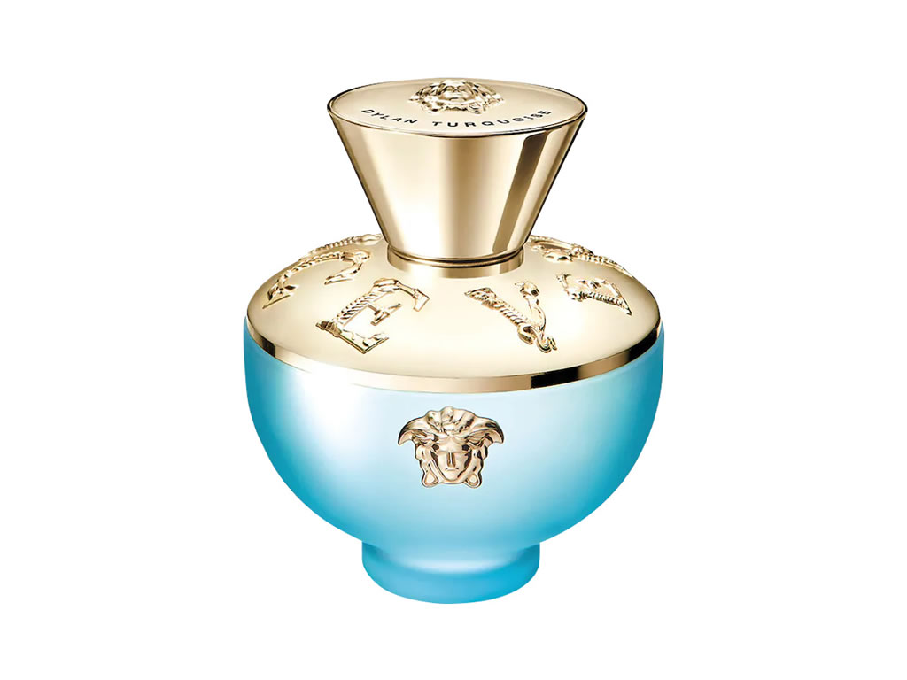PERFUME VERSACE DYLAN TURQUOISE POUR FEMME EAU DE TOILETTE - 100 ML - FEMININO PERFUME VERSACE DYLAN TURQUOISE POUR FEMME EAU DE TOILETTE - 100 ML - FEMININO