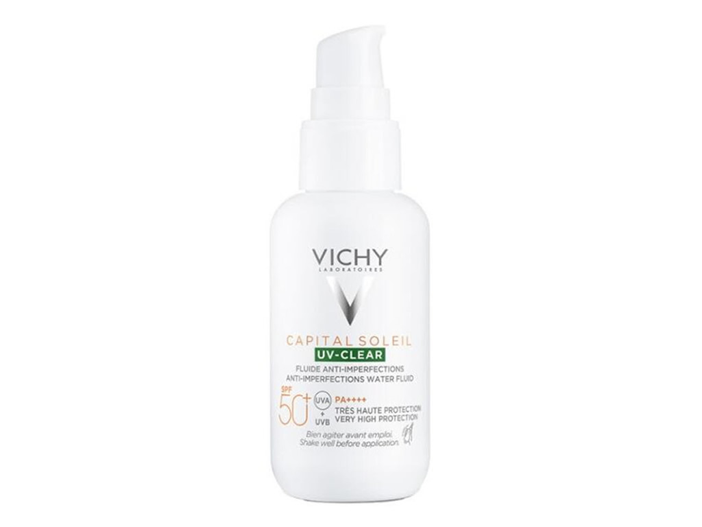 VICHY CAPITAL SOLEIL UV CLEAR SPF50+ WATER FLUID - 40ML VICHY CAPITAL SOLEIL UV CLEAR SPF50+ WATER FLUID - 40ML
