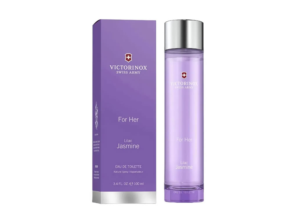 PERFUME VICTORINOX SWISS ARMY FOR HER LILAC JASMINE EDT - 100ML - FEMININO PERFUME VICTORINOX SWISS ARMY FOR HER LILAC JASMINE EDT - 100ML - FEMININO