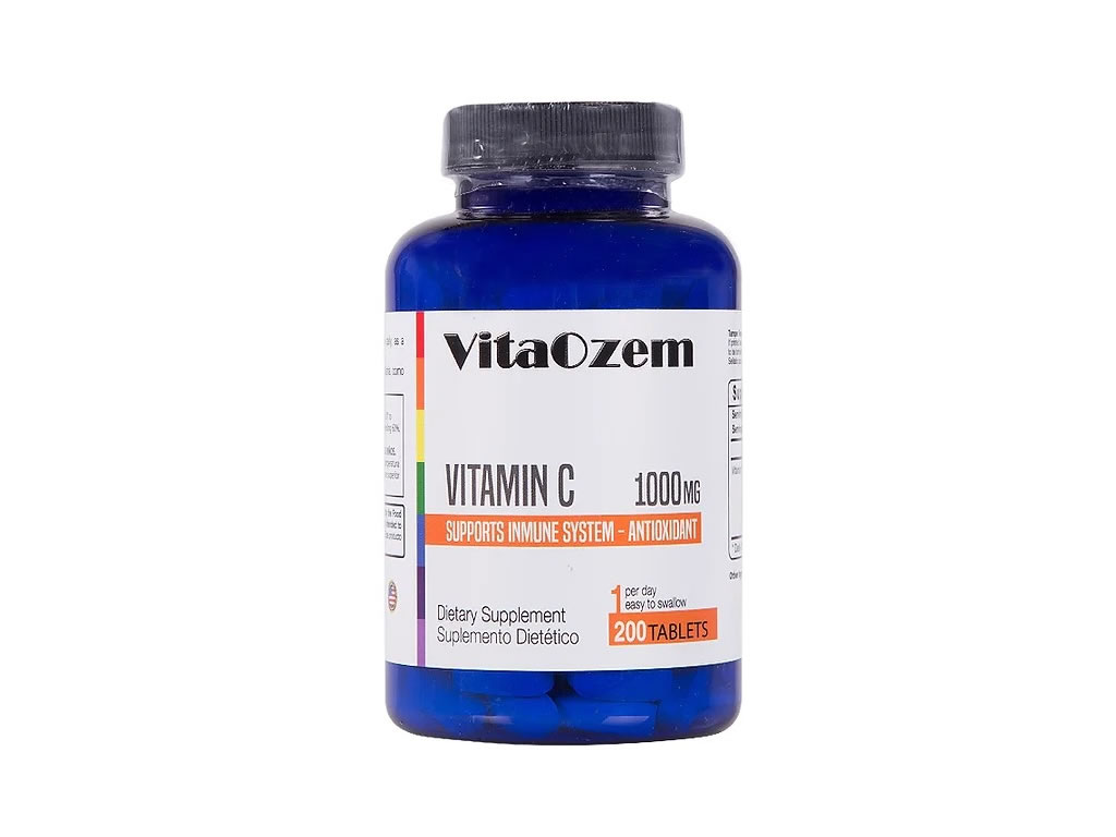 VITAOZEM VITAMINA C 1000MG - 200 TABLETES VITAOZEM VITAMINA C 1000MG - 200 TABLETES