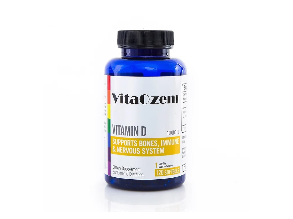 VITAOZEM VITAMIN D 10000IU 120 SOFTGELS VITAOZEM VITAMIN D 10000IU 120 SOFTGELS