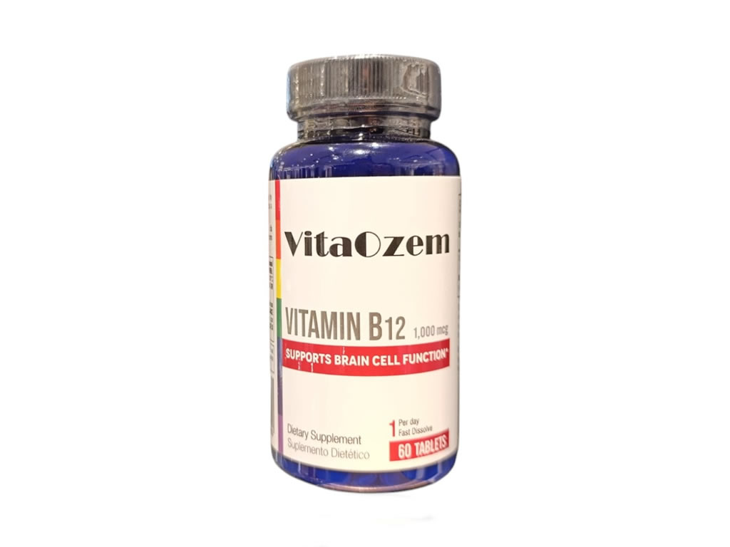 VITAOZEM B12 1000 MCG 60 TABLETS VITAOZEM B12 1000 MCG 60 TABLETS