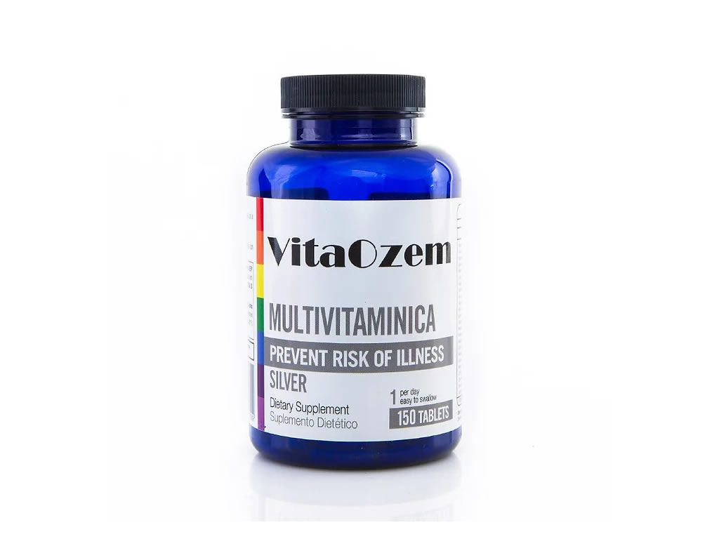 VITAOZEM MULTIVITAMINICA SILVER 50+ 150 TABLETS VITAOZEM MULTIVITAMINICA SILVER 50+ 150 TABLETS