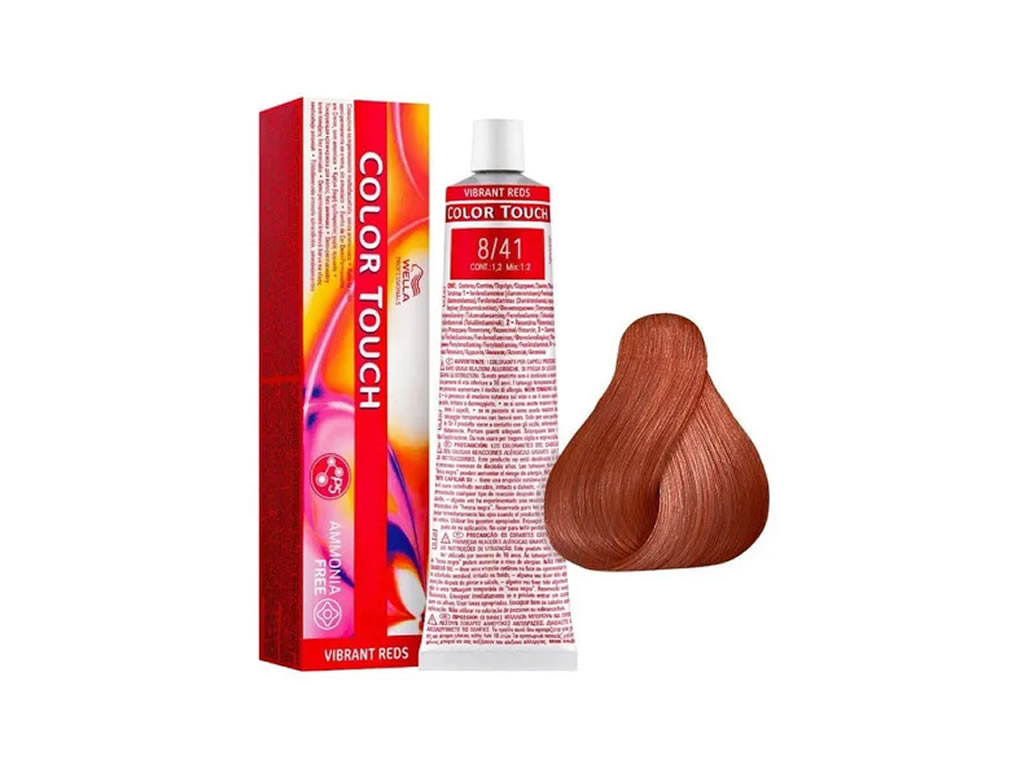 COLORAÇÃO WELLA COLOR TOUCH 8/41 - 60ML COLORAÇÃO WELLA COLOR TOUCH 8/41 - 60ML