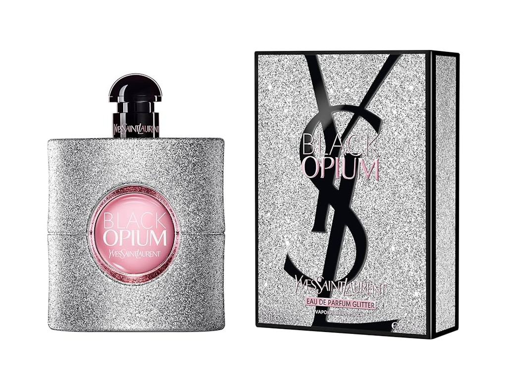 PERFUME YVES SAINT LAURENT BLACK OPIUM EAU DE PARFUM GLITTER - 90ML - FEMININO PERFUME YVES SAINT LAURENT BLACK OPIUM EAU DE PARFUM GLITTER - 90ML - FEMININO
