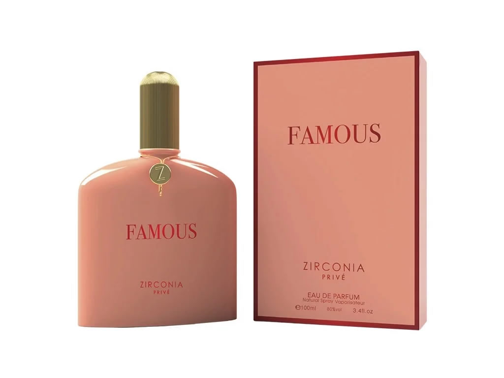 PERFUME ZIRCONIA PRIVE FAMOUS EDP - 100ML - FEMININO PERFUME ZIRCONIA PRIVE FAMOUS EDP - 100ML - FEMININO